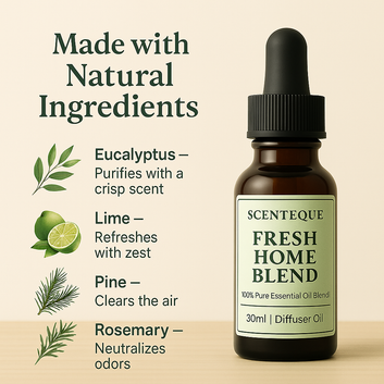 Fresh Home Blend – Natural Essential Oil for a Clean & Refreshing Home
